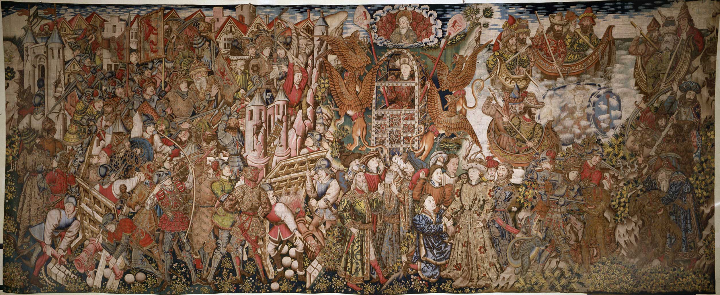 Tapices de Alejandro de la villa del Príncipe, palacio de Andrea Doria en Fassolo