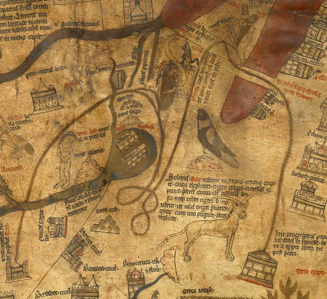 Mapamundi de la catedral de Hereford