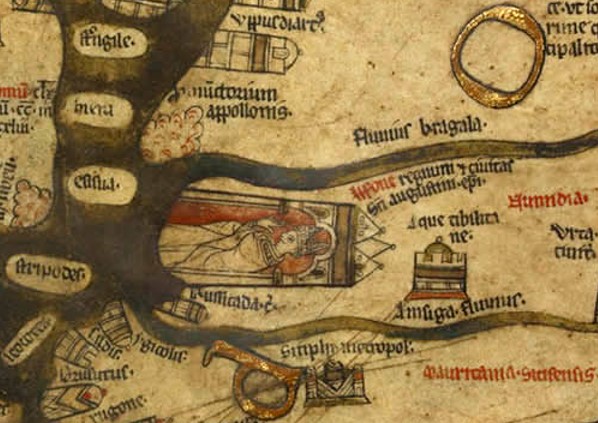 Mapamundi de la catedral de Hereford