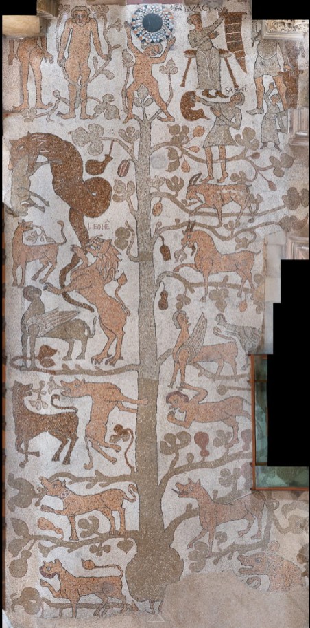 Mosaico pavimental de la catedral de Otranto