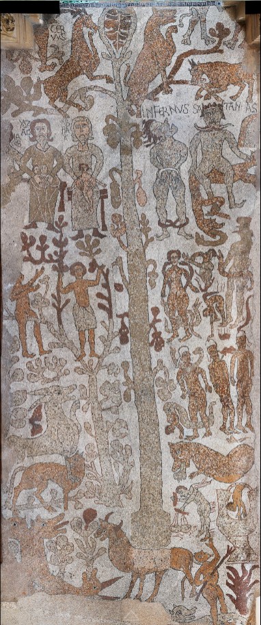 Mosaico pavimental de la catedral de Otranto